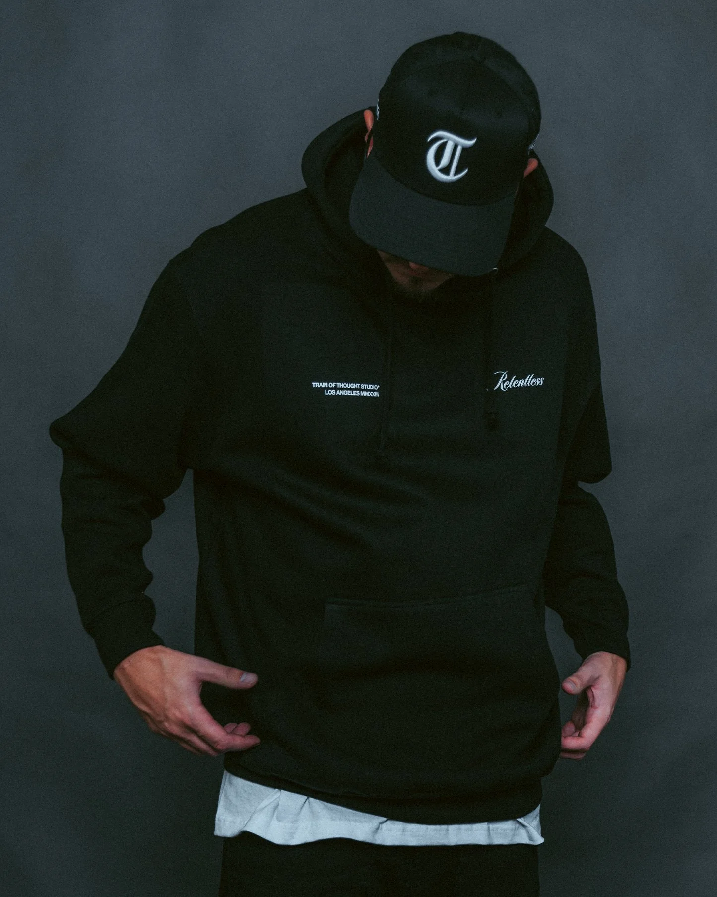 Relentless Black Hoodie - Image 2