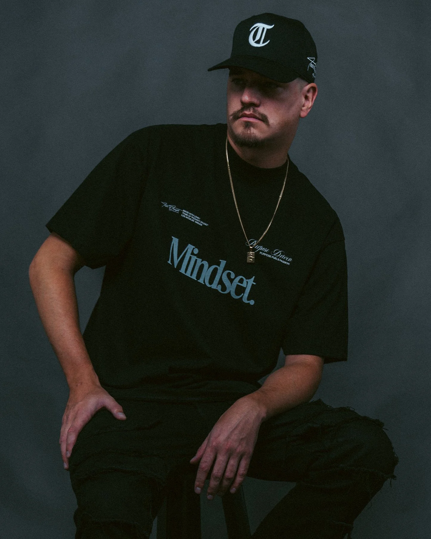 Mindset Black Tee - Image 2