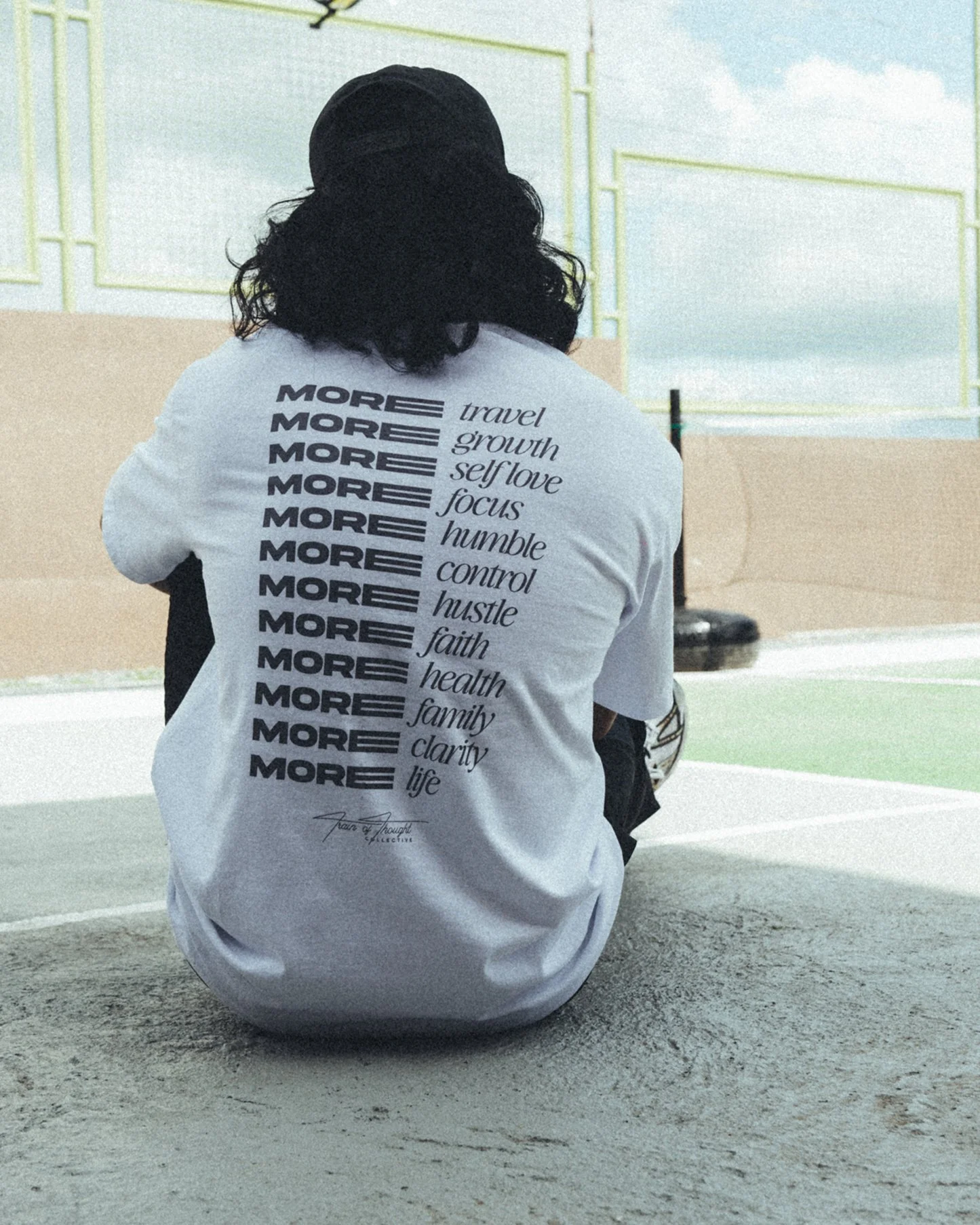 More Life White Tee - Image 3