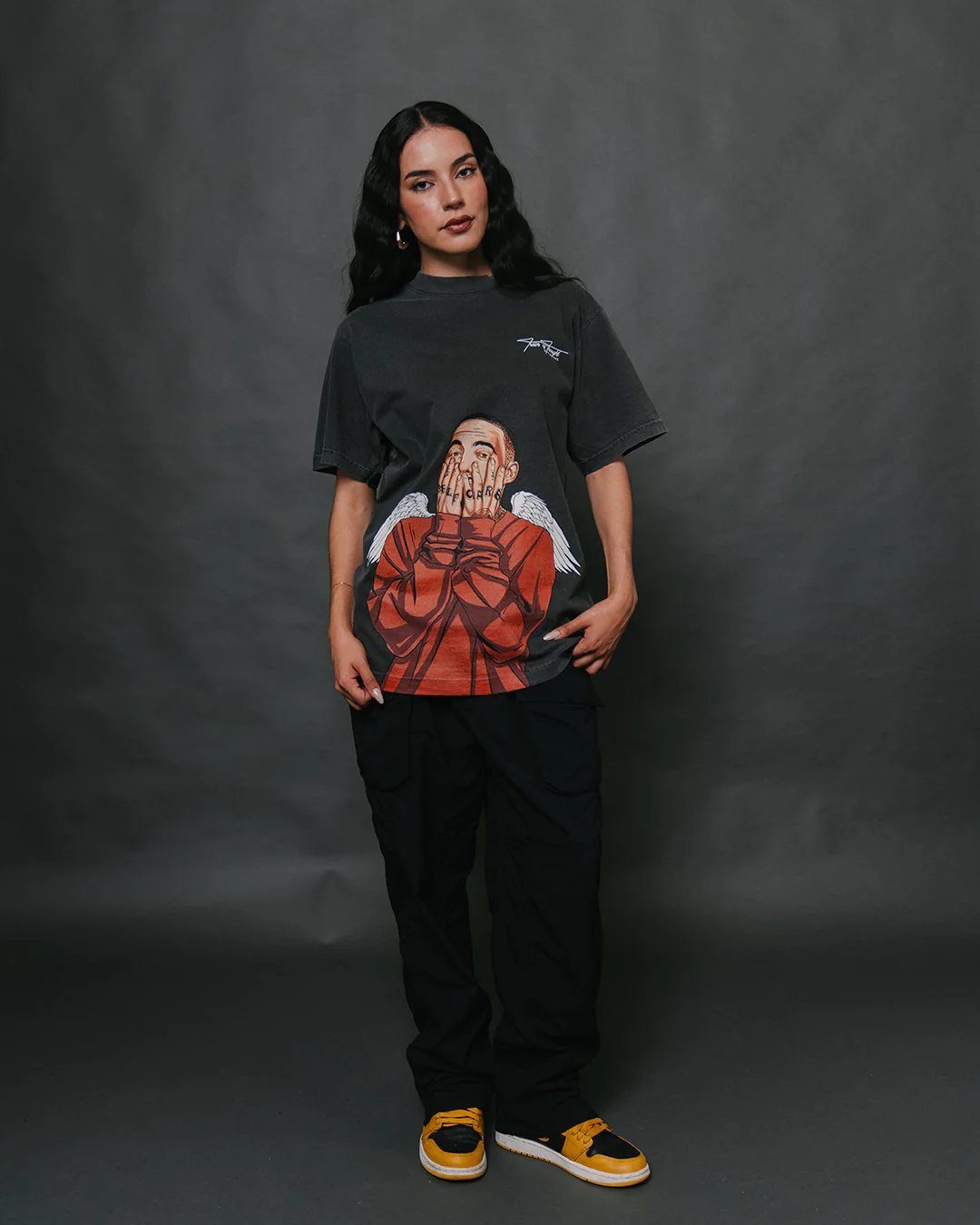Mac Wings Oversized Big Face Shadow Tee - Image 2
