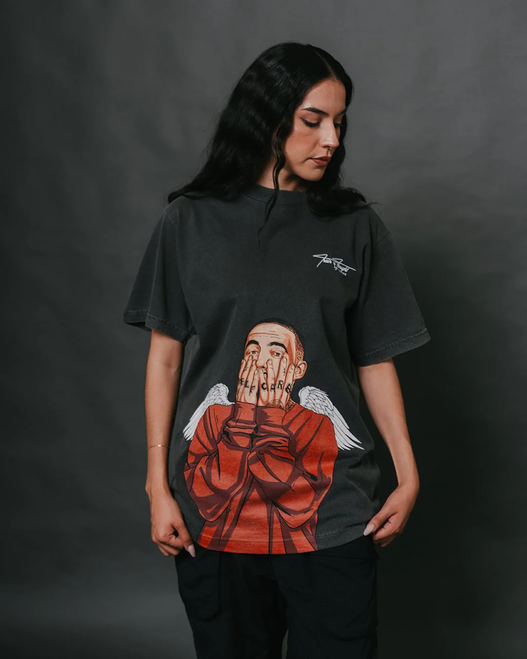 Mac Wings Oversized Big Face Shadow Tee - Image 3