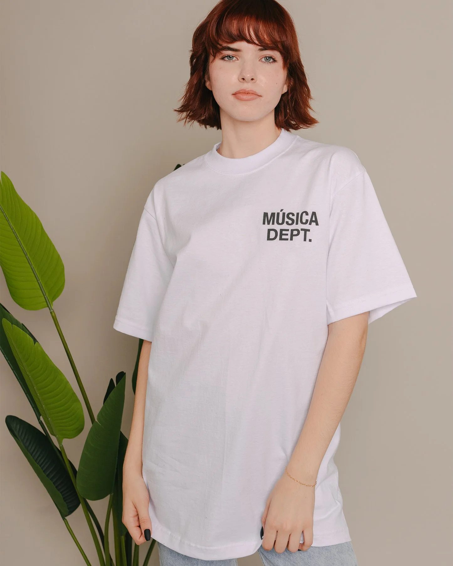 Musica Dept. White Tee - Image 3