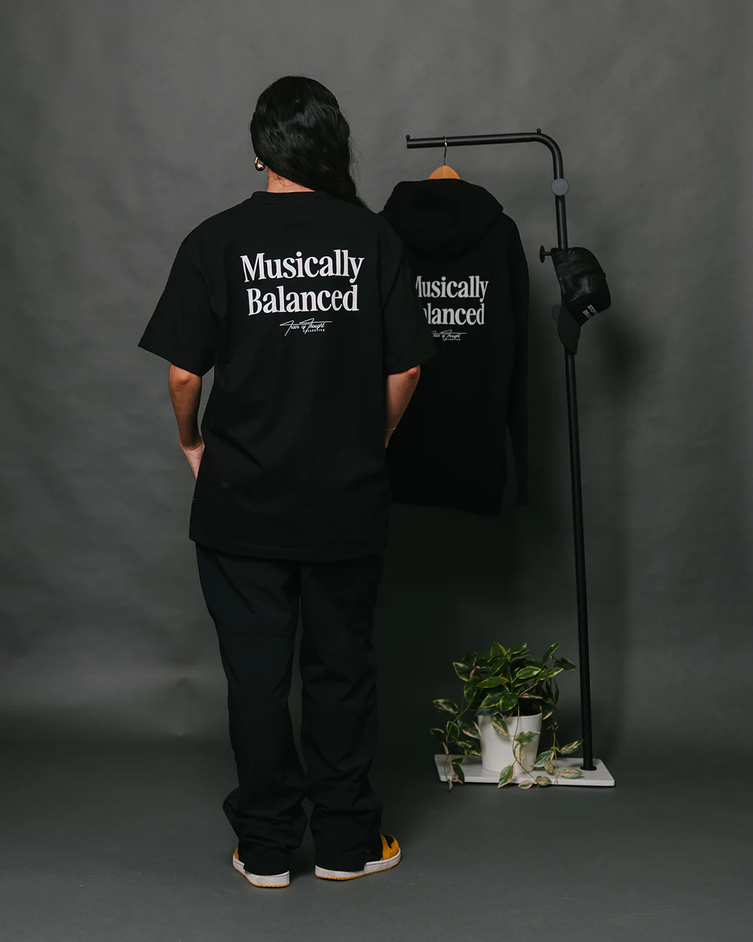 Musically Balanced 2.0 Black Tee - Image 3