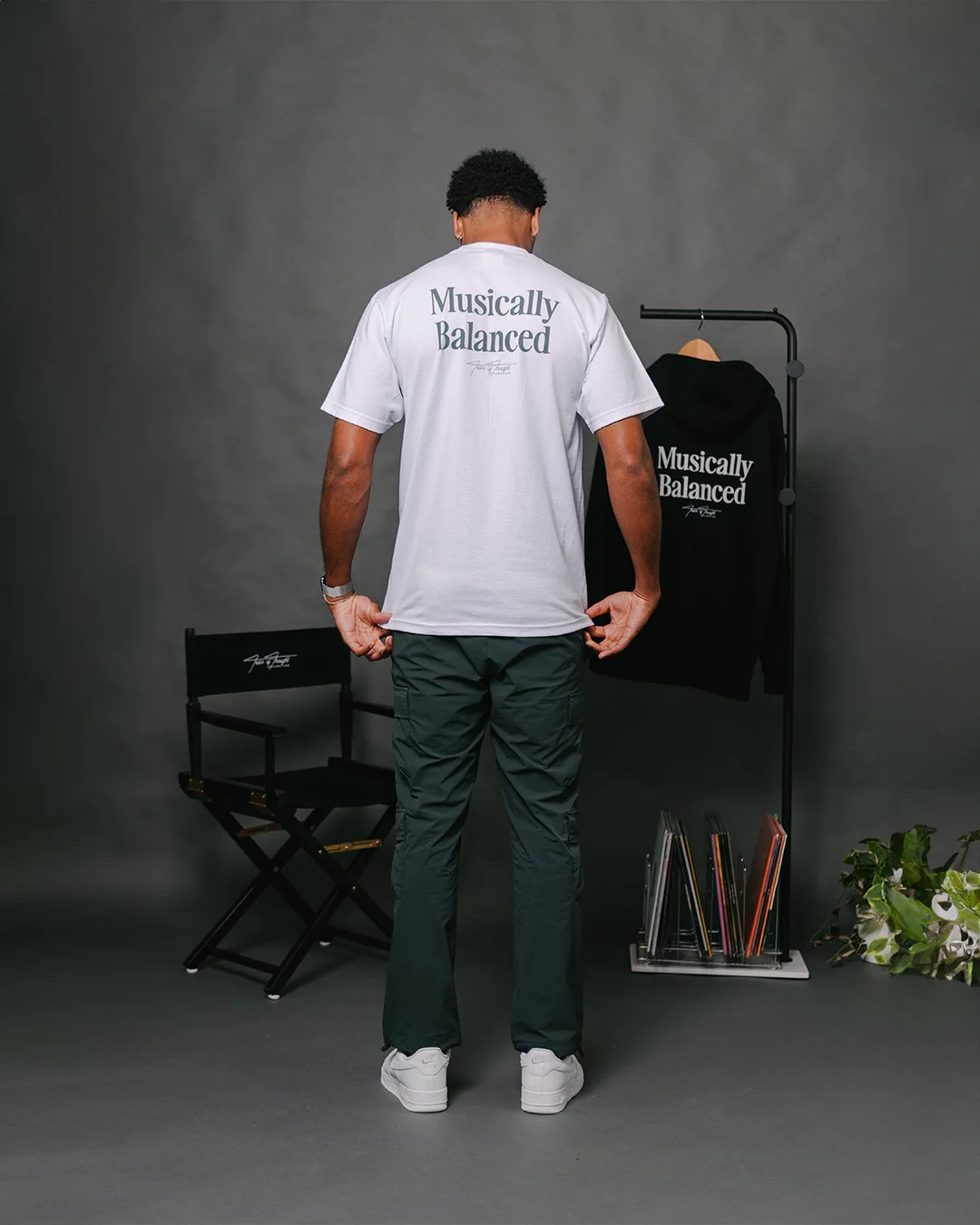 Musically Balanced 2.0 White Tee - Image 3