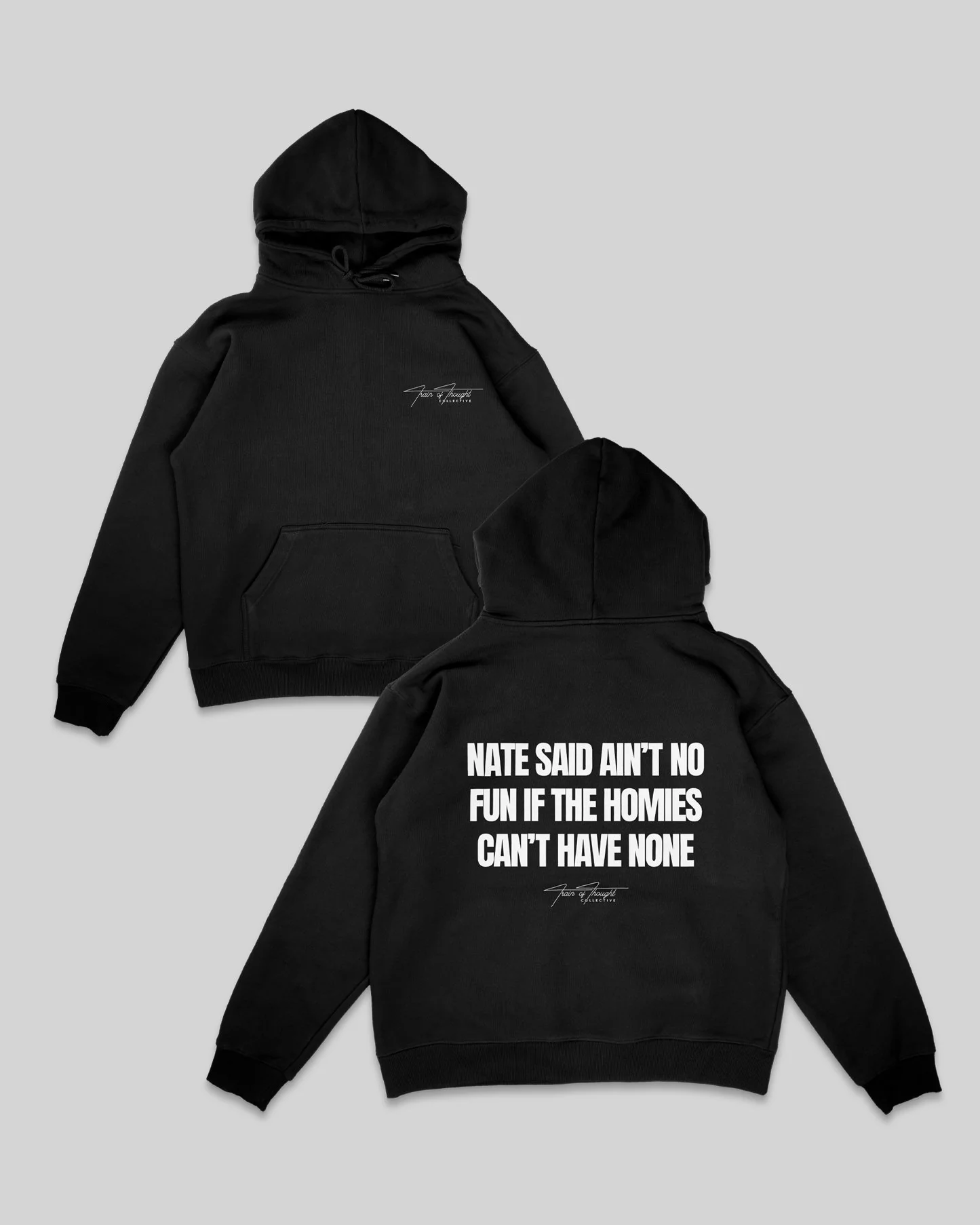 Nate Said Black Hoodie