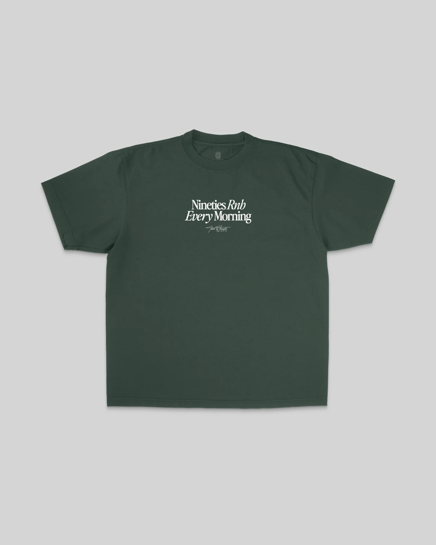 Nineties Rnb Every Morning V2 Oversized Green Tee