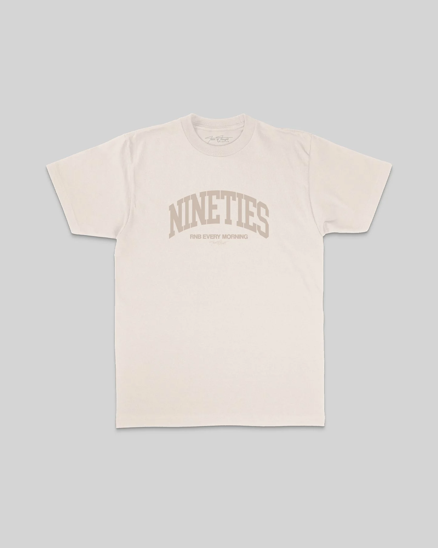 Nineties Rnb Every Morning Arch Cream Tee