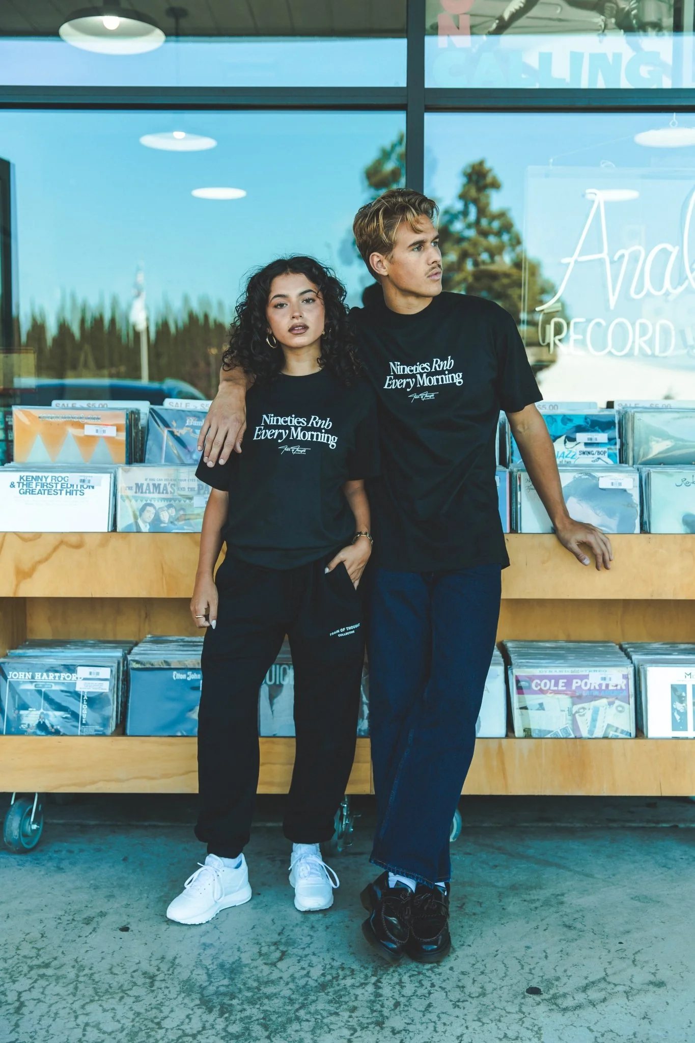 Nineties Rnb Every Morning Black Tee - Image 4