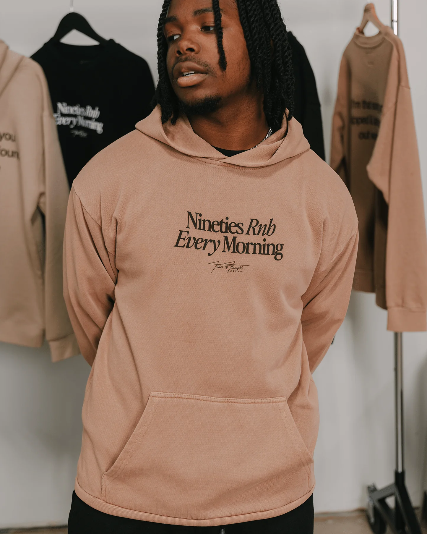 Nineties Rnb Every Morning Mushroom Hoodie - Image 2