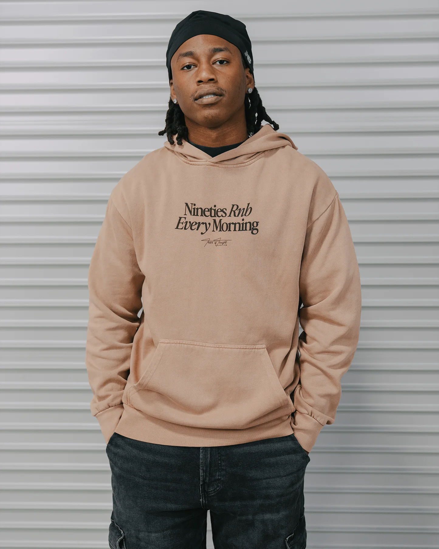 Nineties Rnb Every Morning Mushroom Hoodie - Image 3
