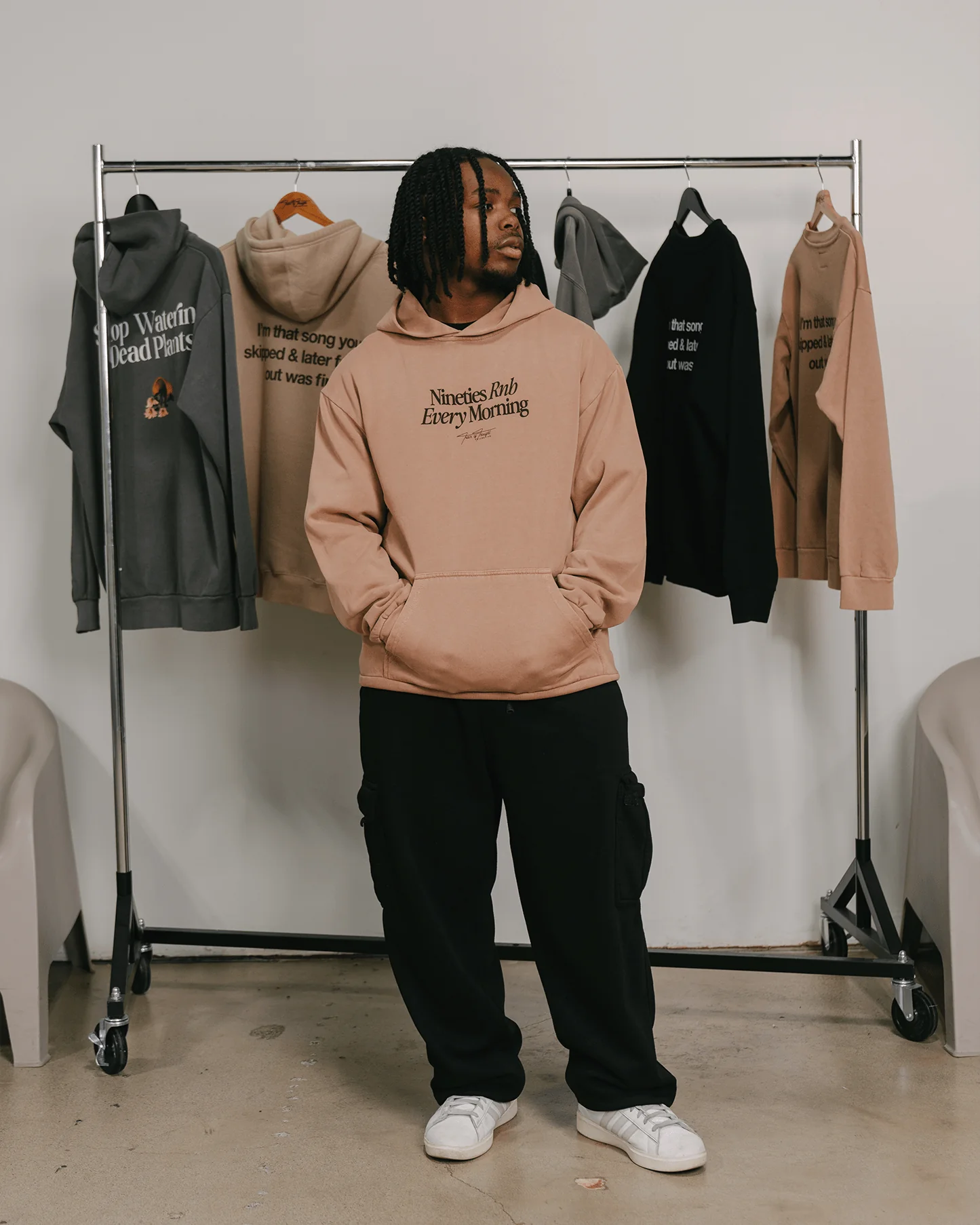 Nineties Rnb Every Morning Mushroom Hoodie - Image 4