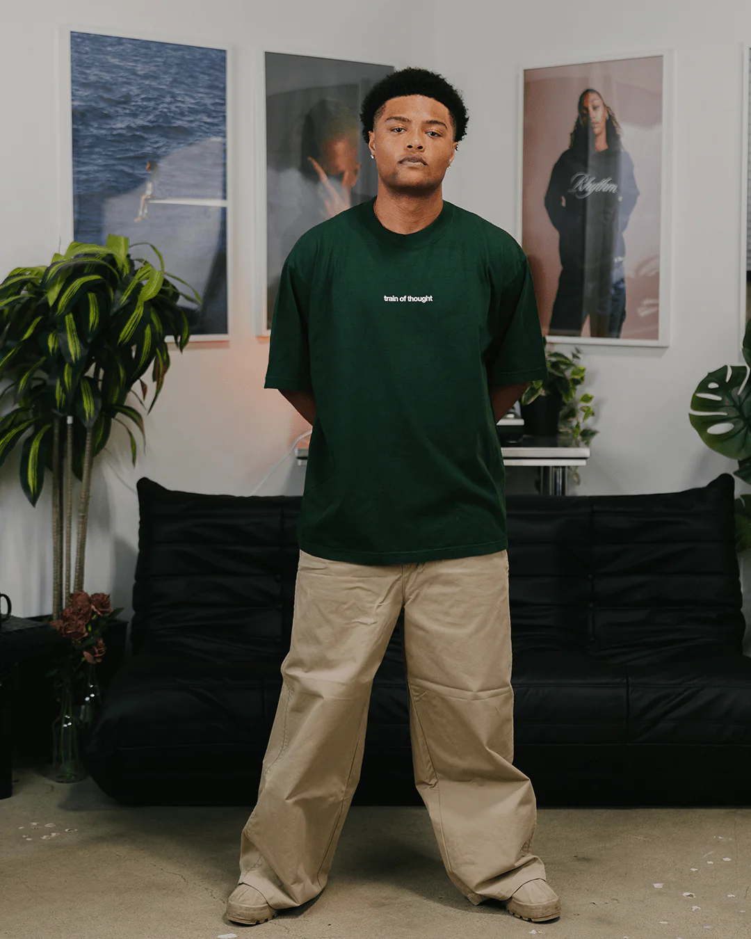Rnb Songs Oversized Green Tee - Image 3