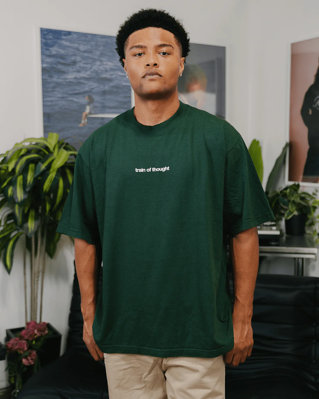 Rnb Songs Oversized Green Tee - Image 5