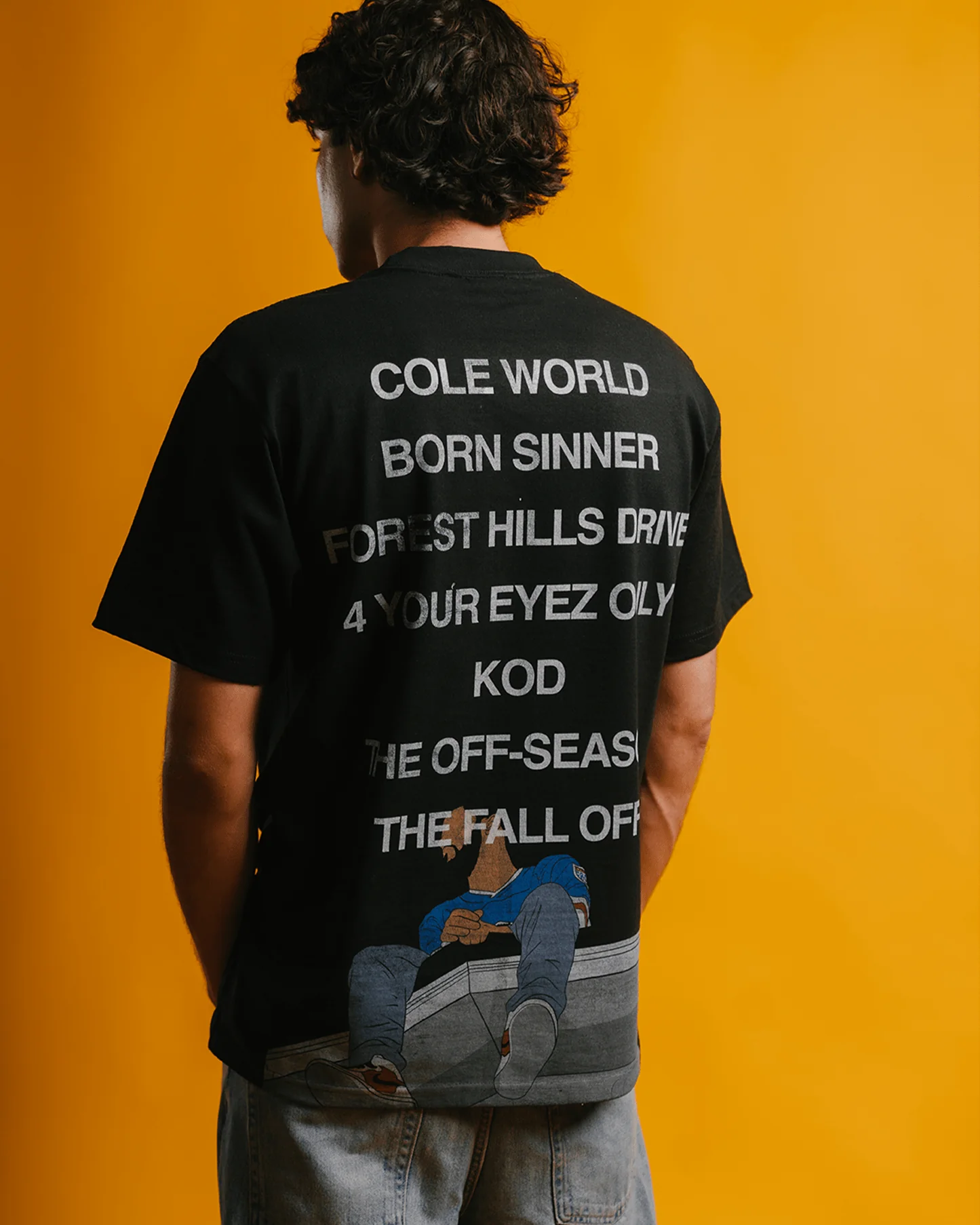 No Face COLE Black Tee - Image 3