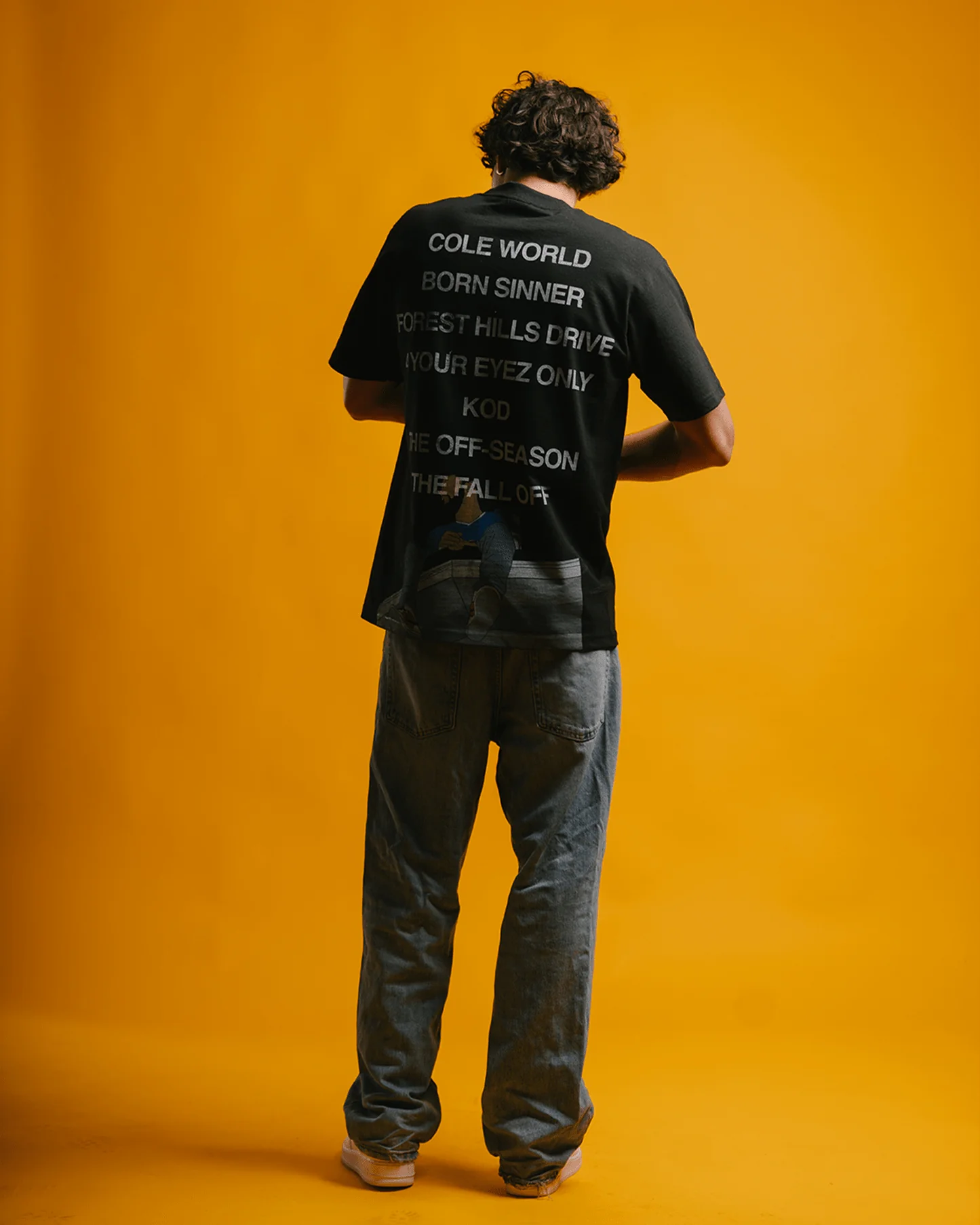 No Face COLE Black Tee - Image 5