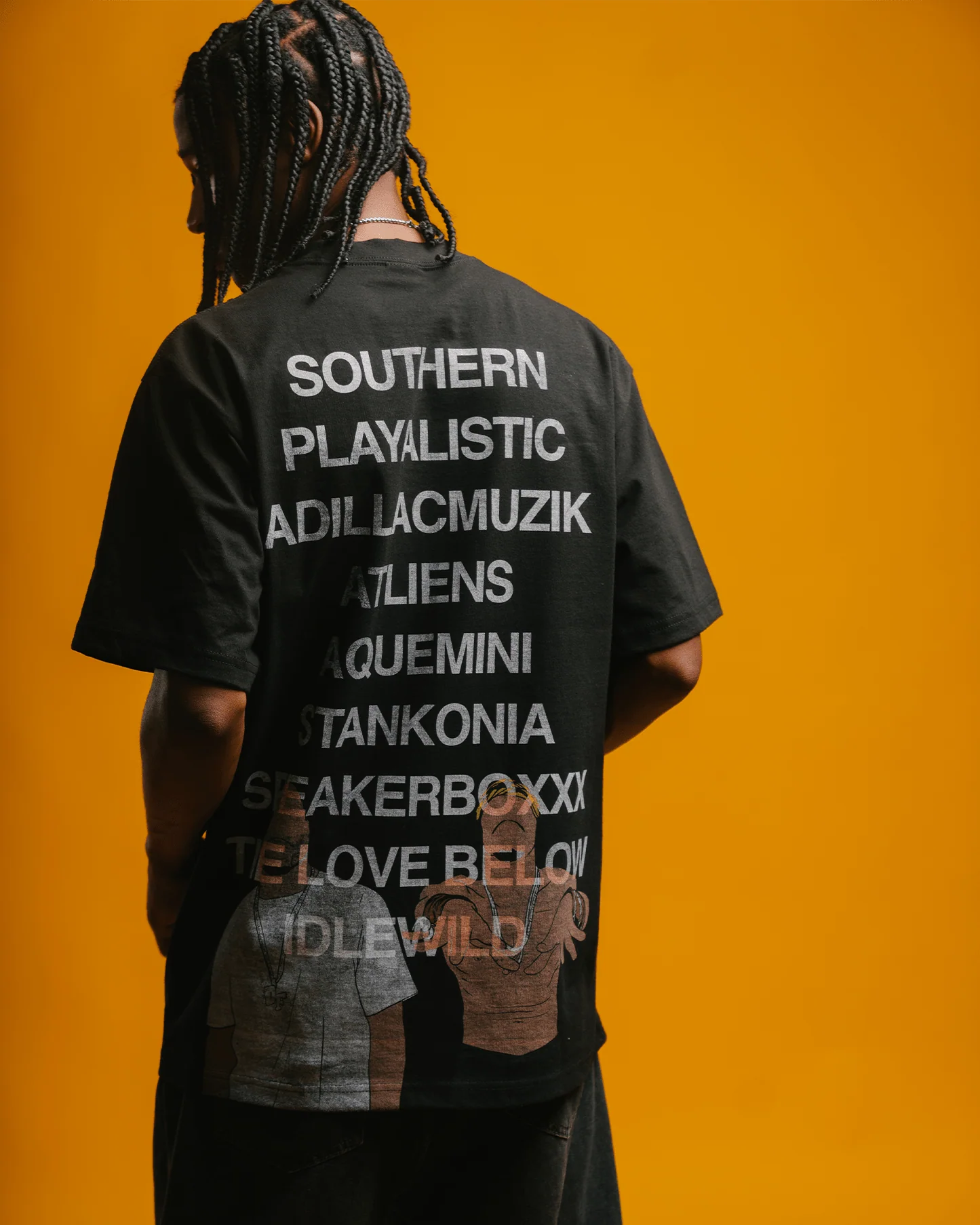 No Face OUTKAST Black Tee - Image 3