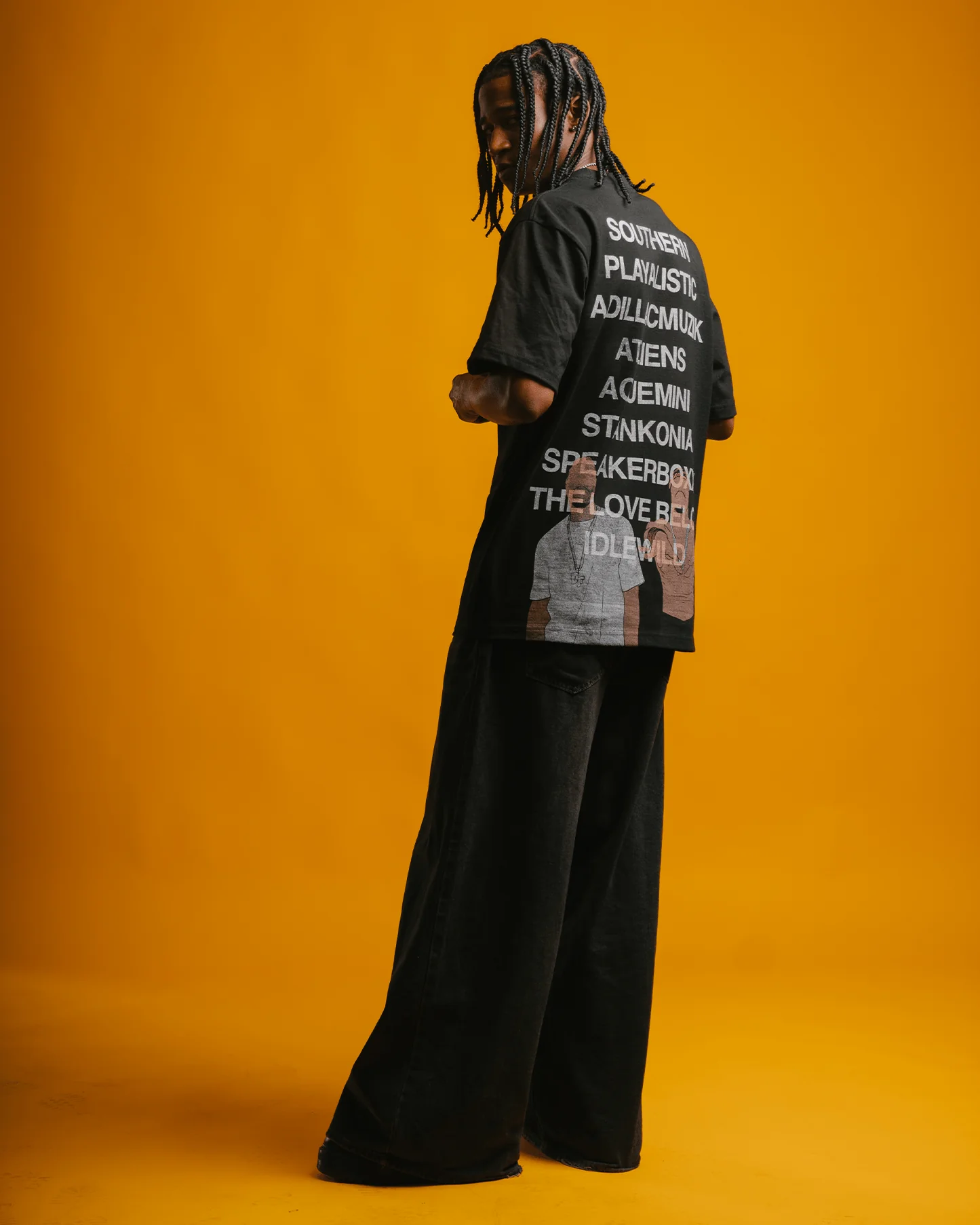 No Face OUTKAST Black Tee - Image 5