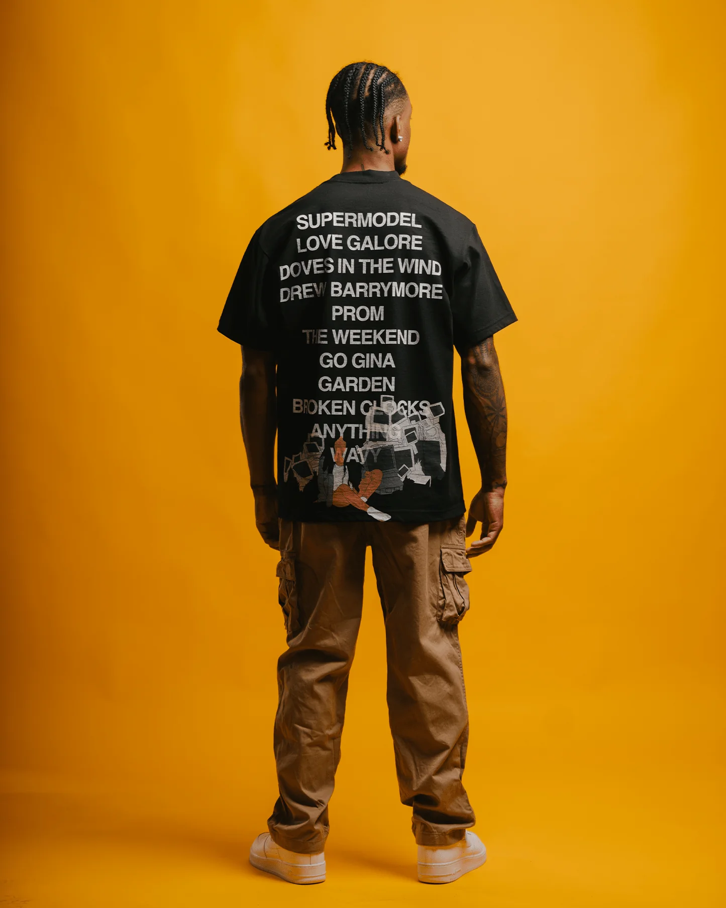No Face SZA Black Tee - Image 3