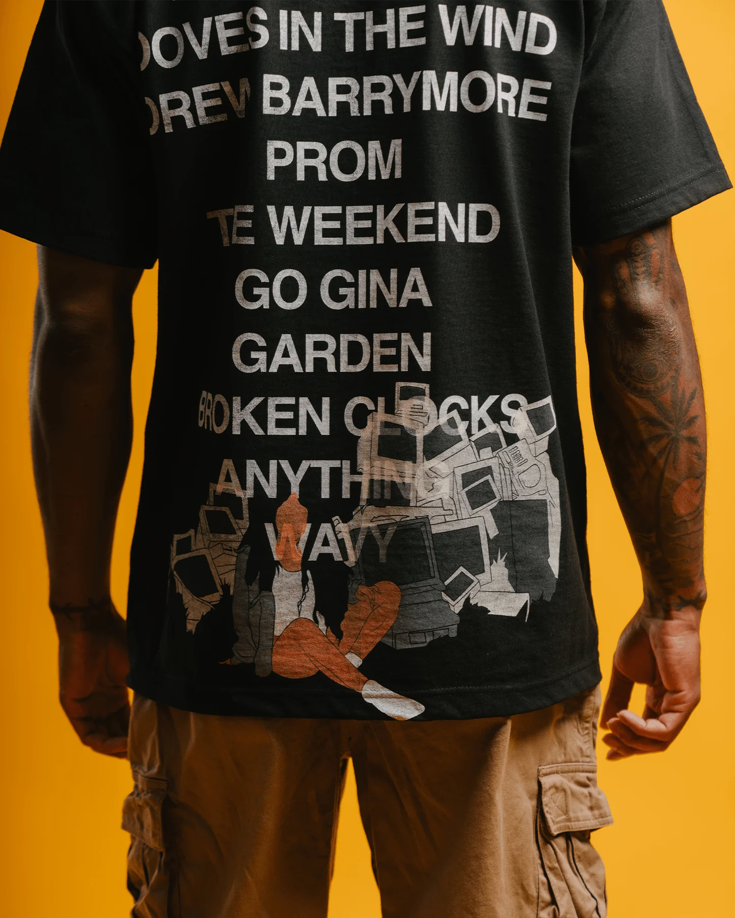 No Face SZA Black Tee - Image 5