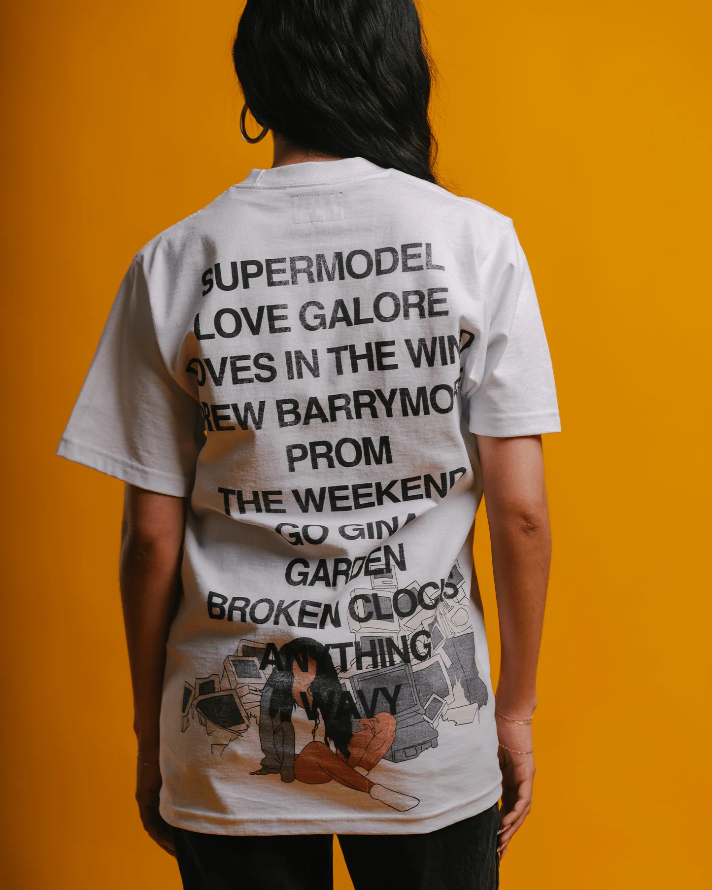 No Face SZA White Tee - Image 3