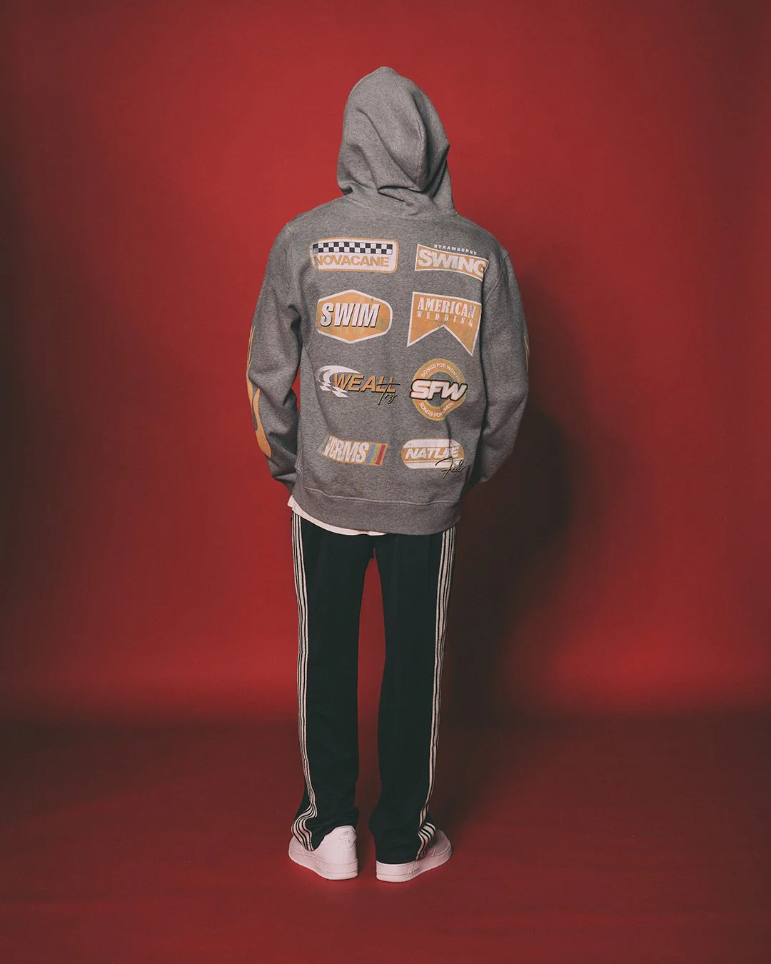 Nostalgia Ultra Full Zip Body Bag Heather Grey Hoodie - Image 9