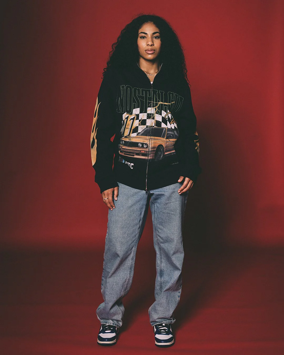 Nostalgia Ultra Full Zip Body Bag Phantom Black Hoodie - Image 5