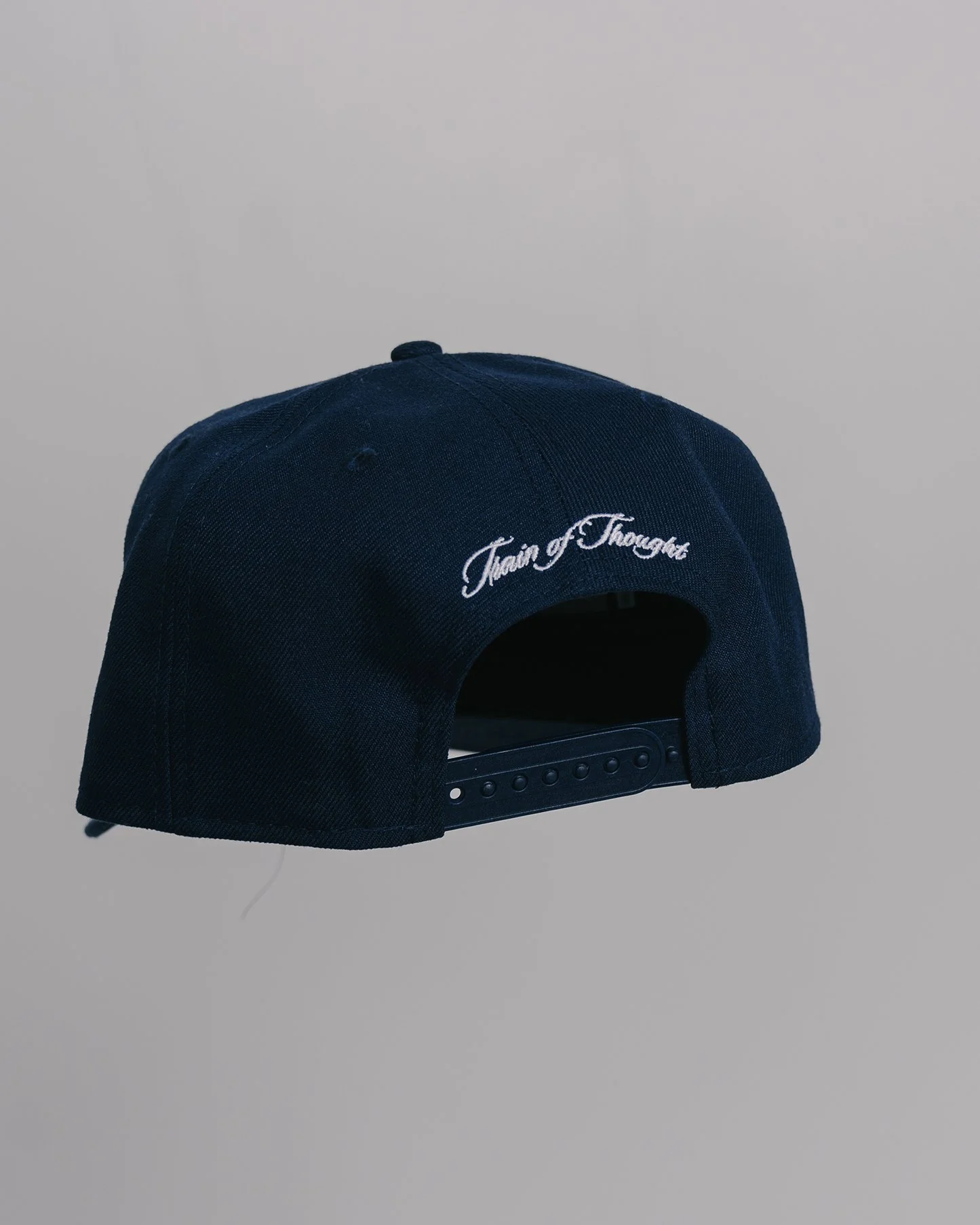 NY City Rose Navy Blue New Era Hat Snapback - Image 3