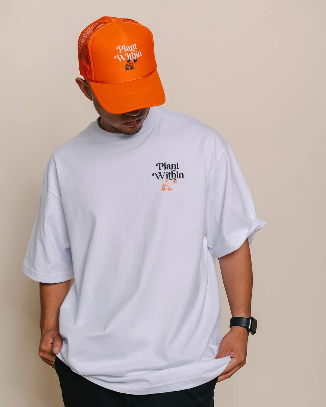 Plant Within White Tee - Image 2