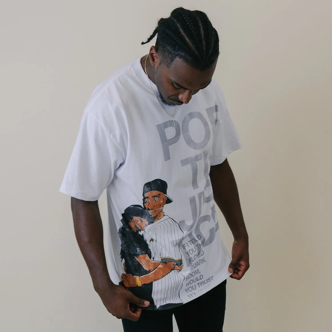 Poetic Justice White Tee - Image 2