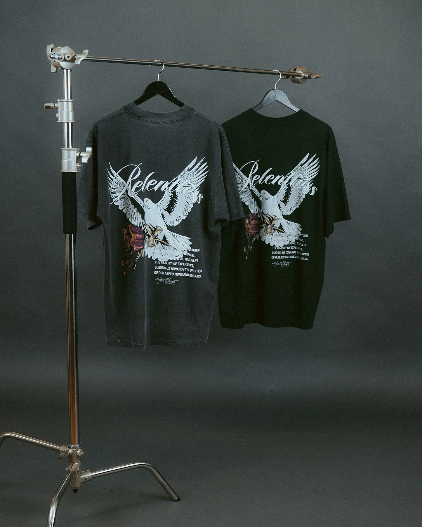 Relentless Dove Oversized Shadow Tee - Image 4