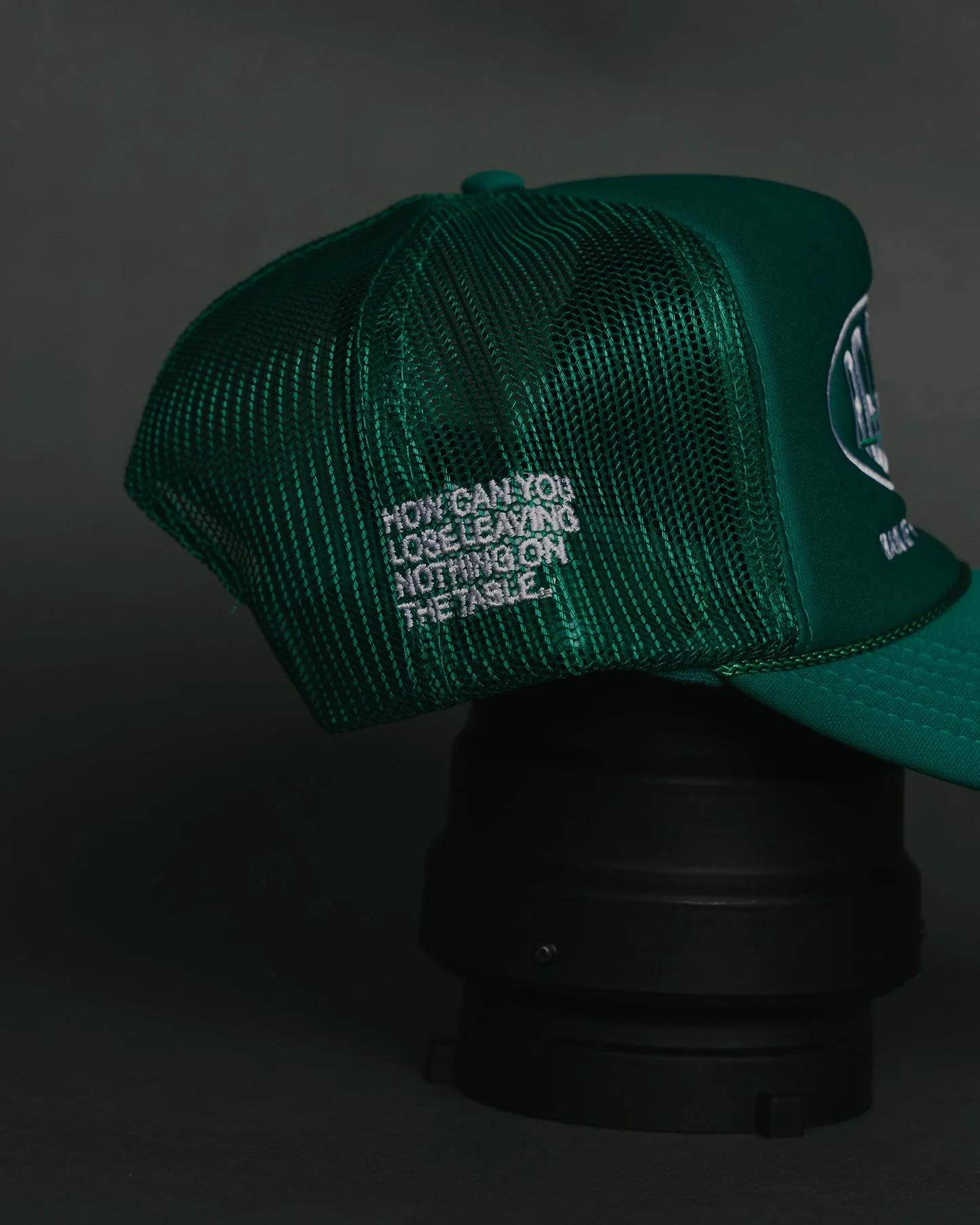 Relentless Green 5 Panel Trucker Hat - Image 4