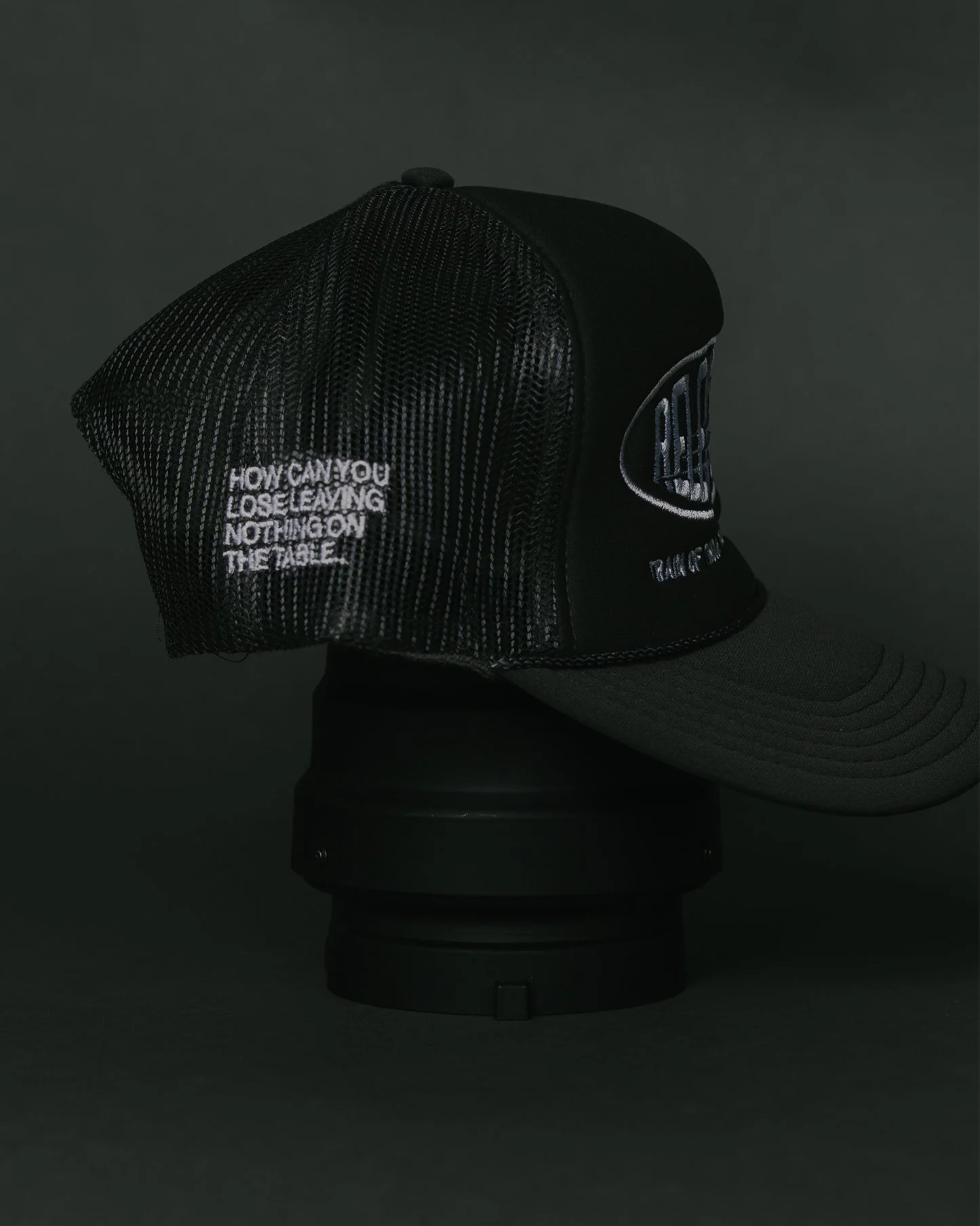 Relentless Grey 5 Panel Trucker Hat - Image 4
