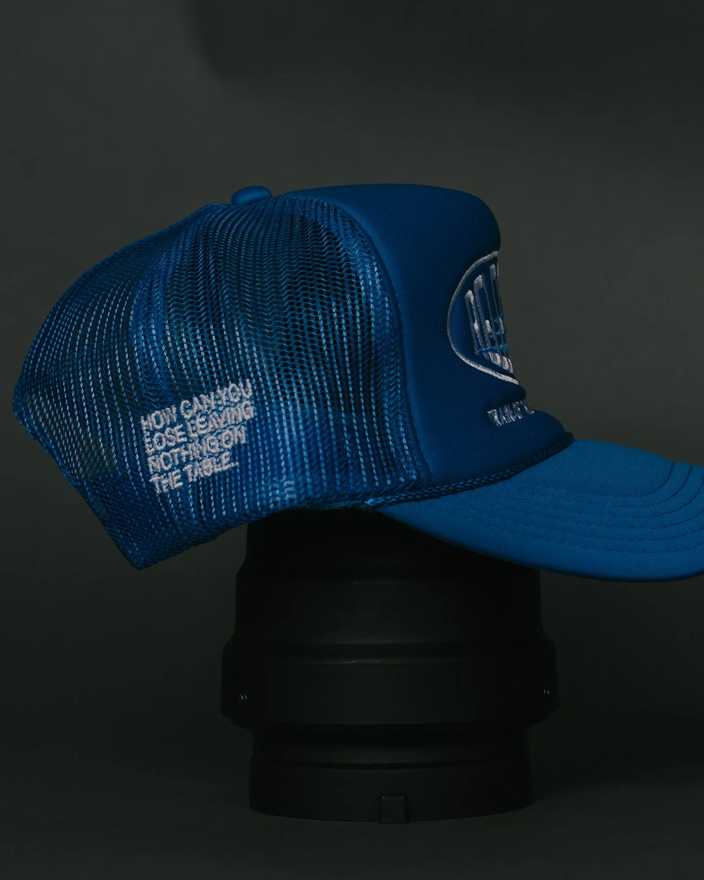 Relentless Turquoise 5 Panel Trucker Hat - Image 4
