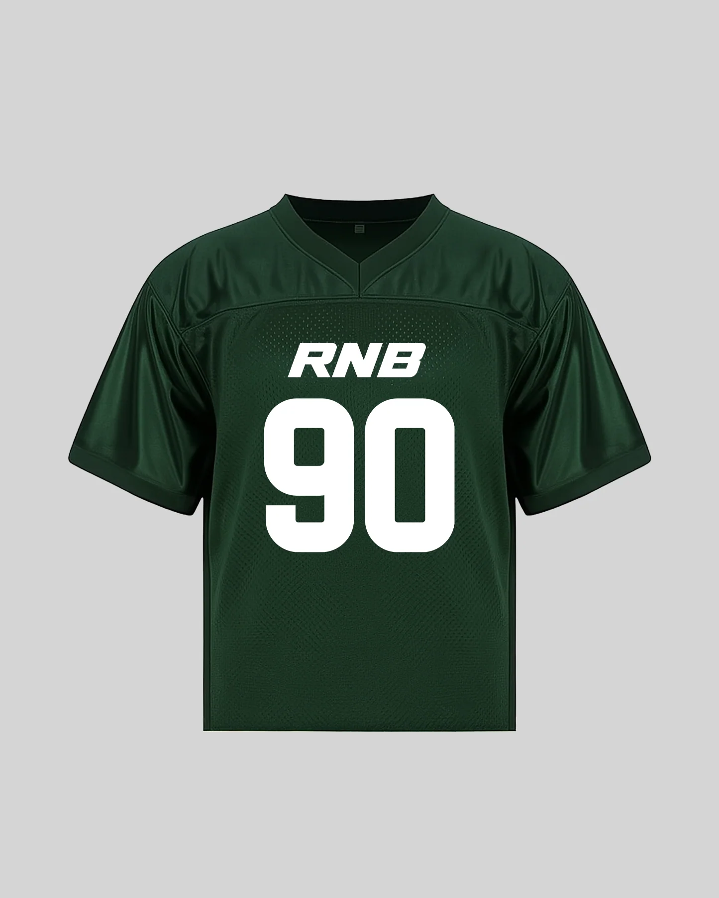 Rnb Every Morning V1 Cropped Green Football Jersey
