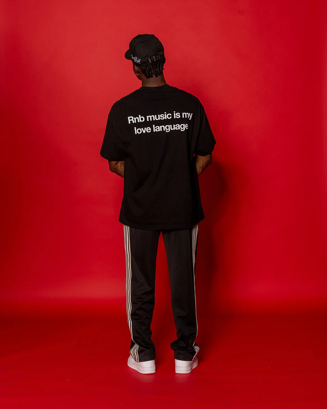Rnb Language Black Tee - Image 3