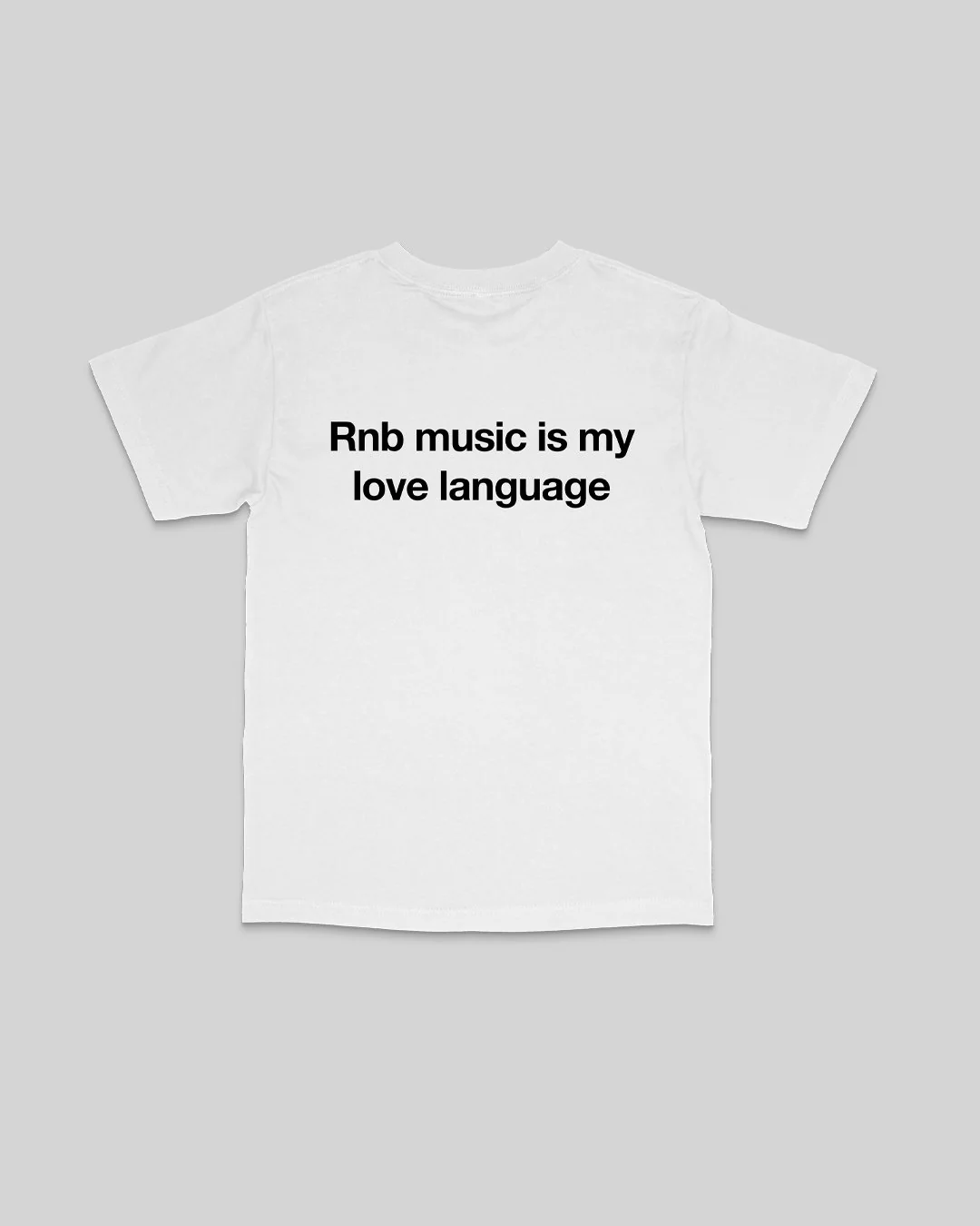 Rnb Language White Tee