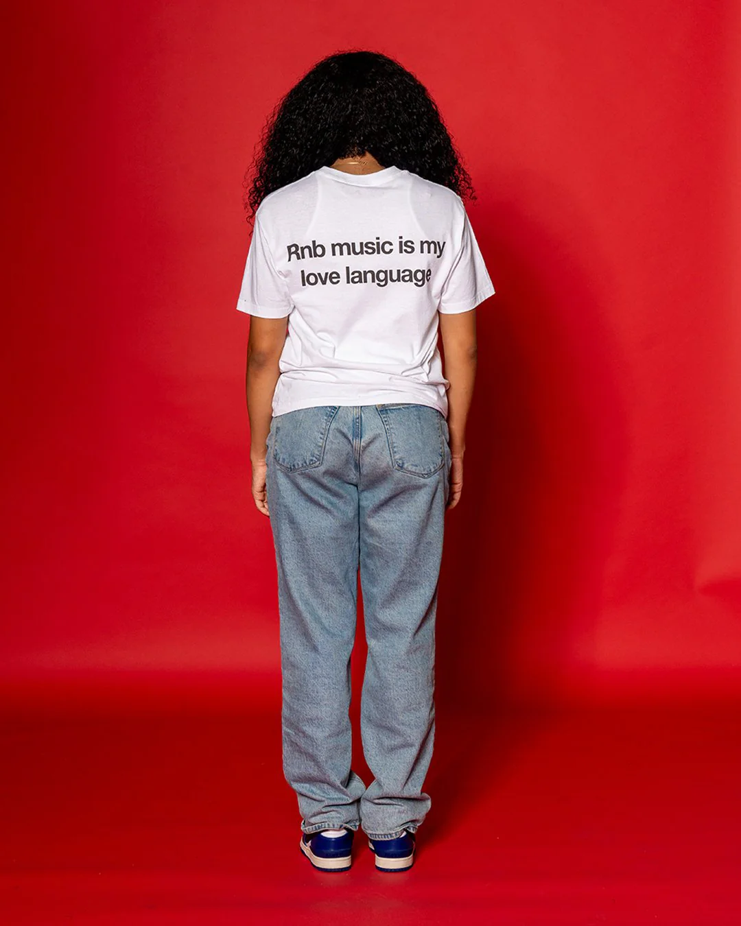 Rnb Language White Tee - Image 3