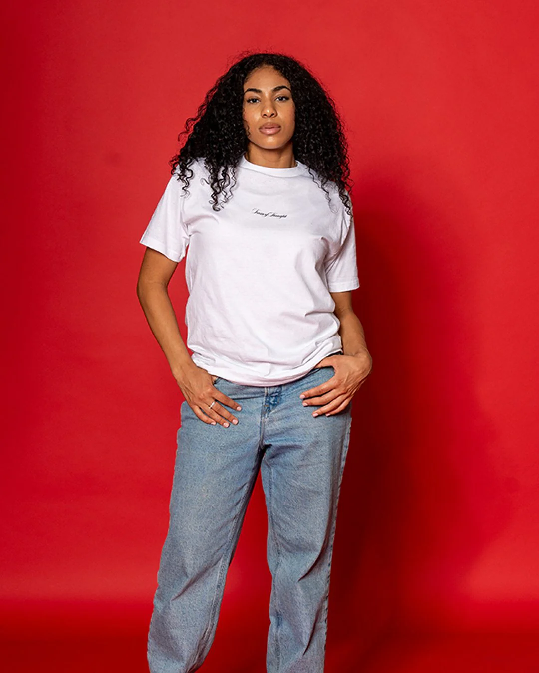 Rnb Language White Tee - Image 5