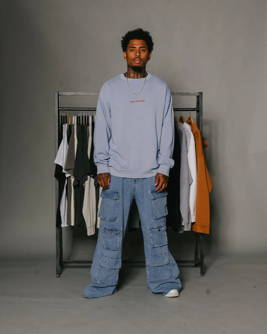 Rnb Songs Grape Crewneck Sweatshirt - Image 2