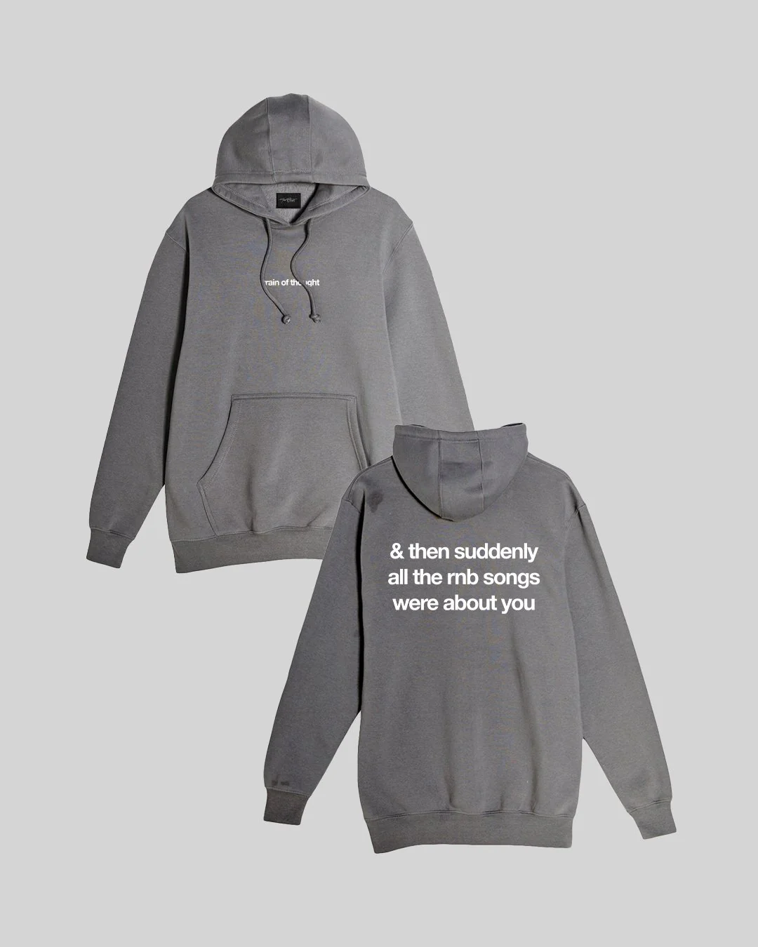 Rnb Songs Charcoal Hoodie