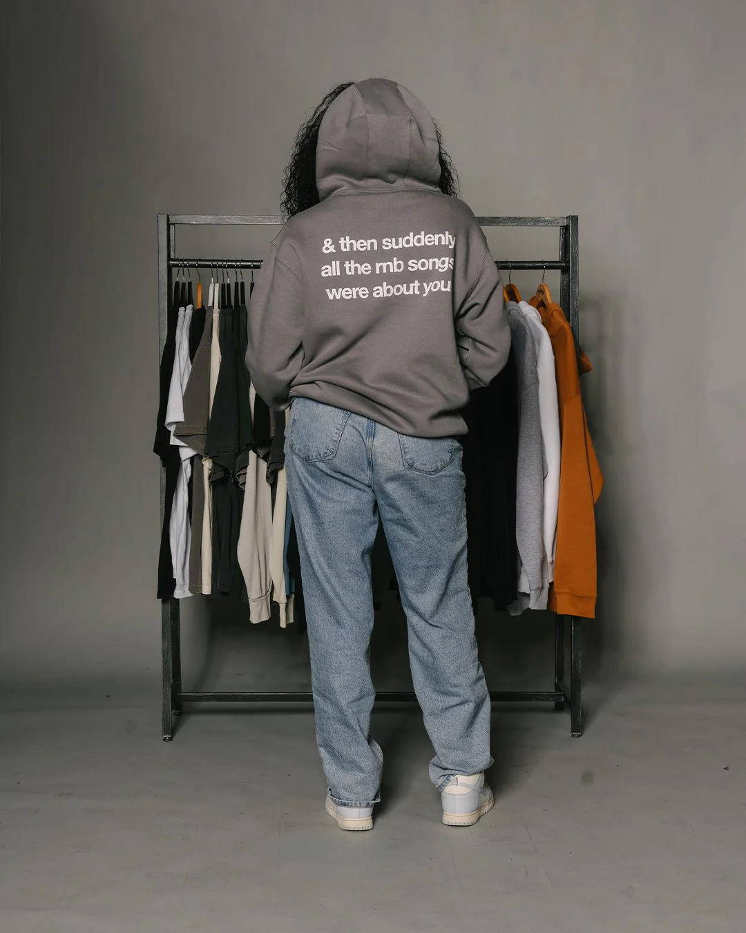 Rnb Songs Charcoal Hoodie - Image 2