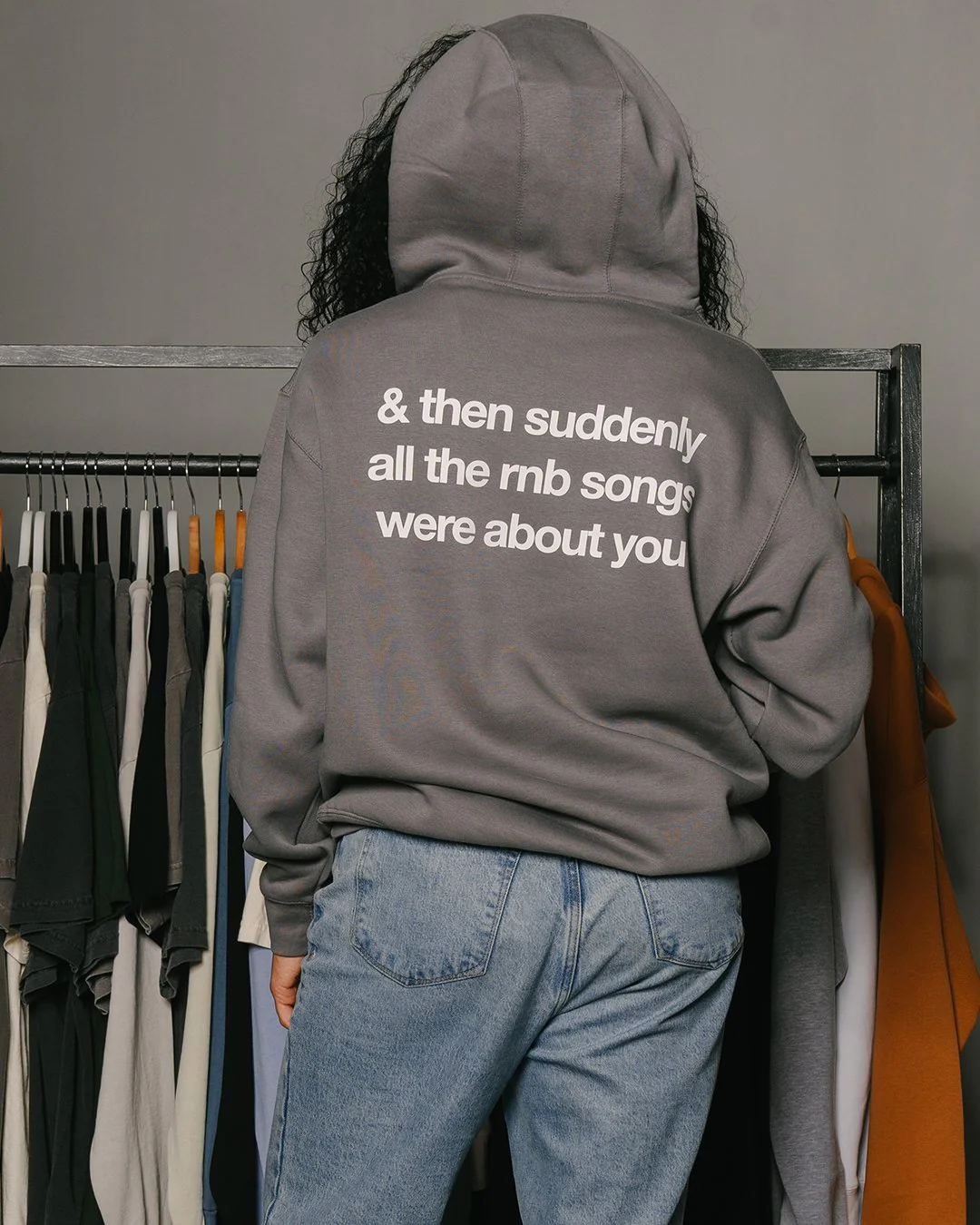 Rnb Songs Charcoal Hoodie - Image 4