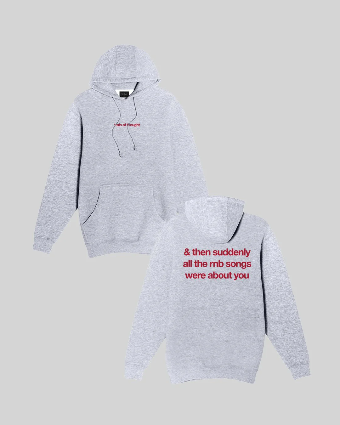 Rnb Songs Heather Grey Hoodie