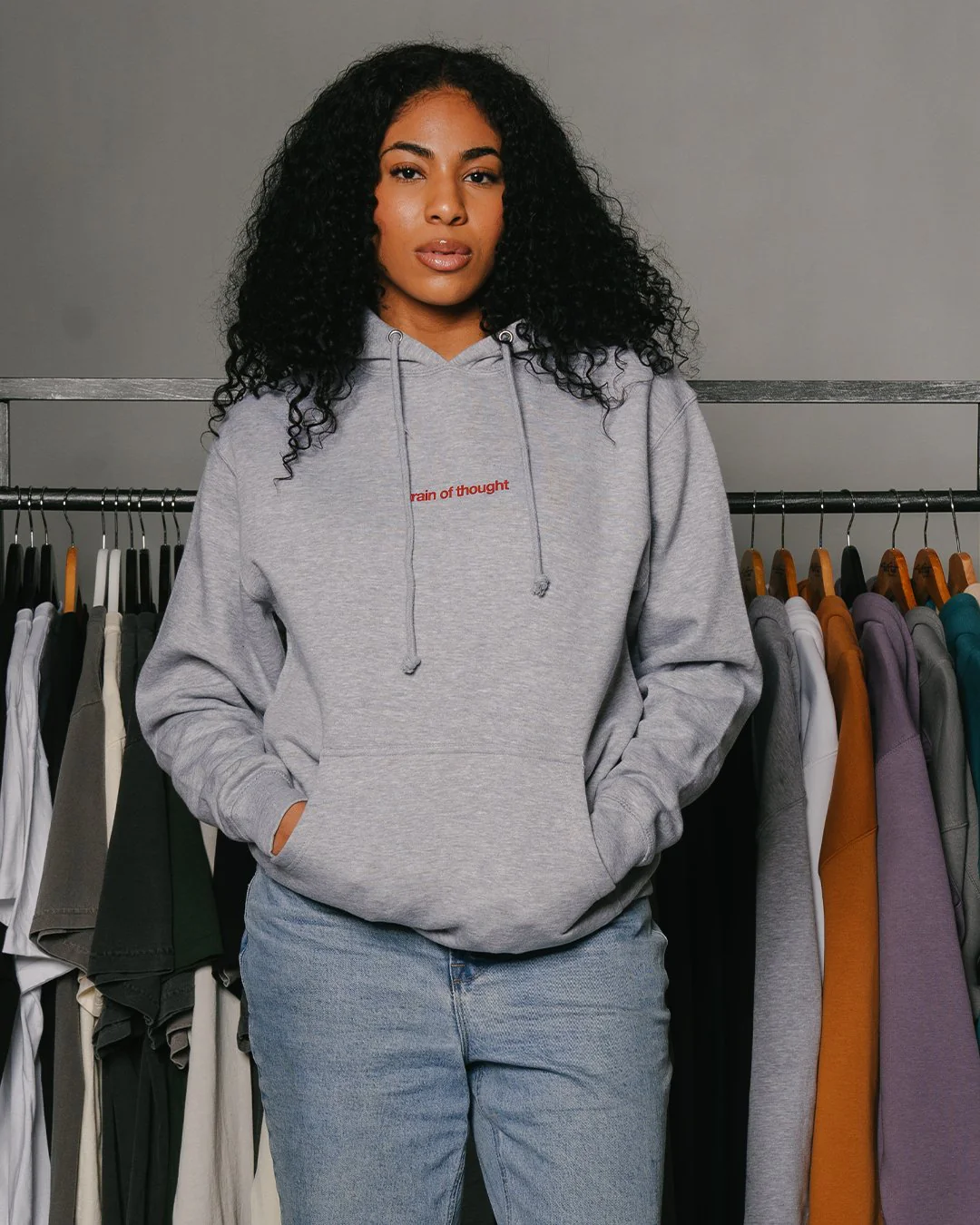 Rnb Songs Heather Grey Hoodie - Image 2