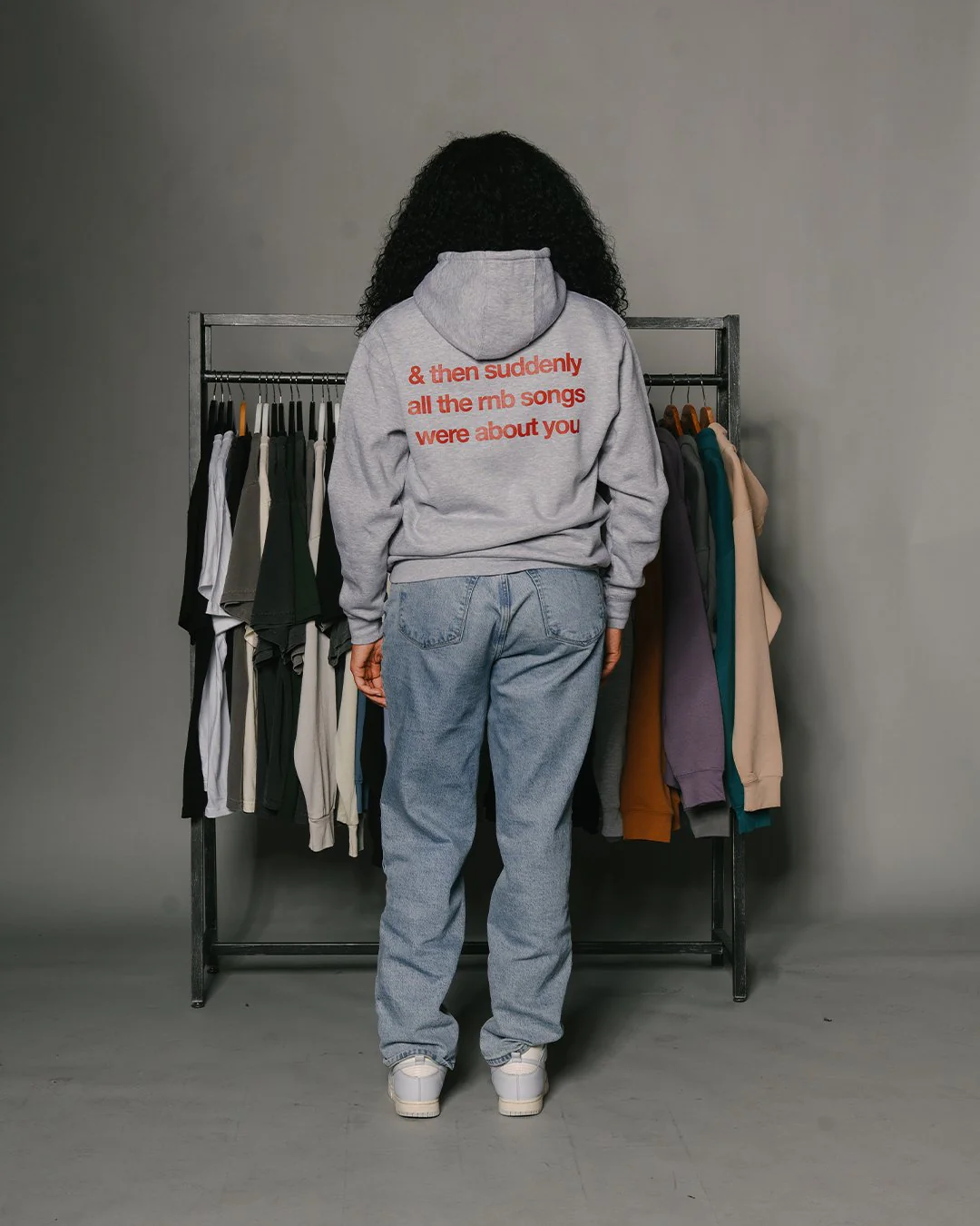 Rnb Songs Heather Grey Hoodie - Image 4