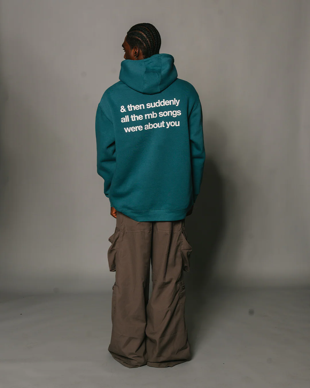 Rnb Songs Teal Hoodie - Image 5