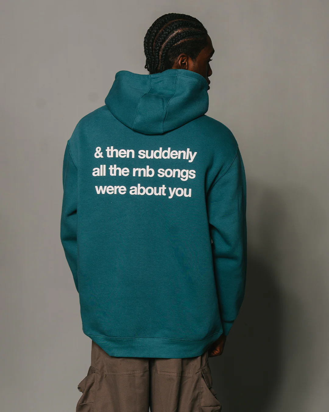 Rnb Songs Teal Hoodie - Image 6