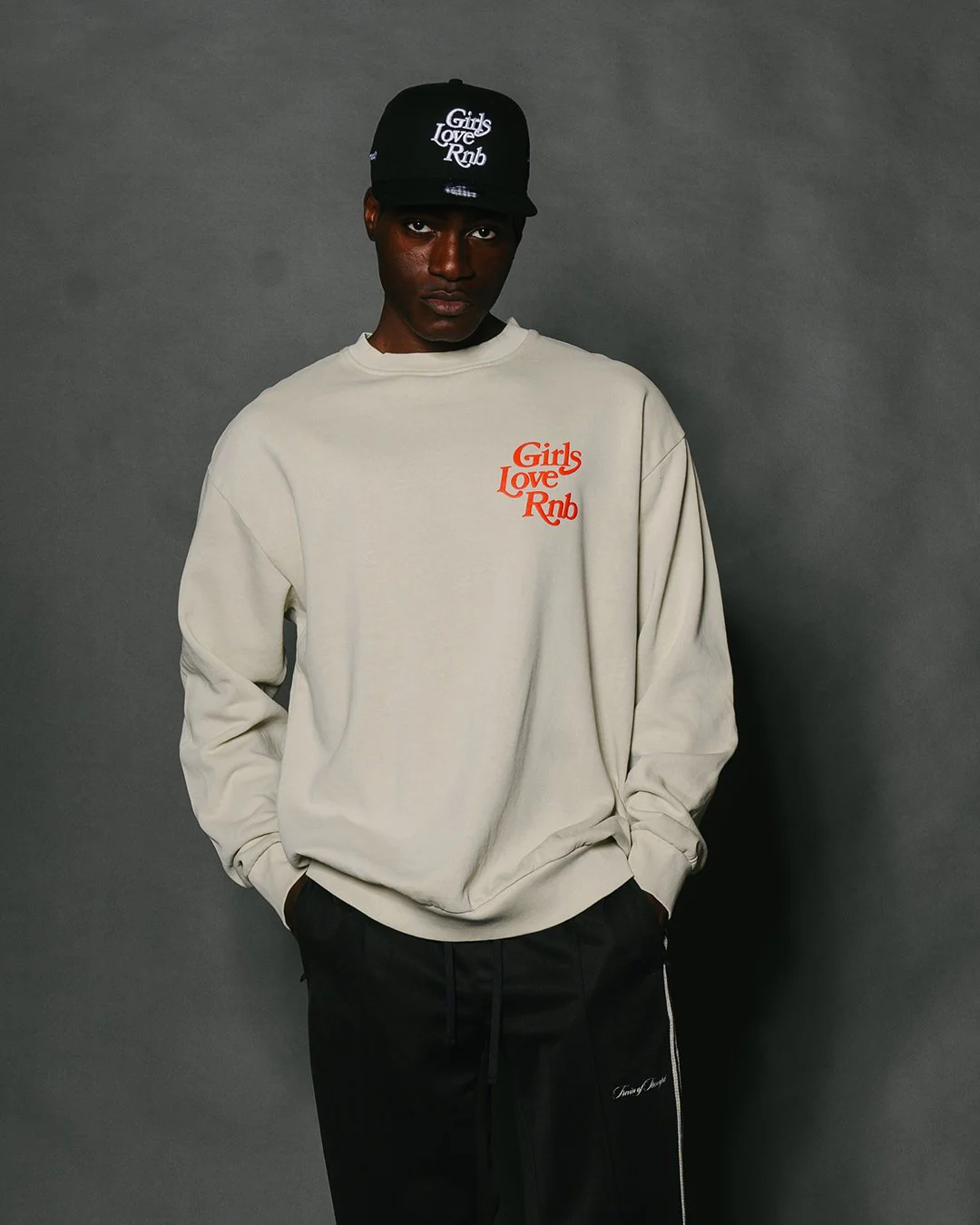 Girls Love Rnb Lunar Rock Crewneck Sweatshirt - Image 3