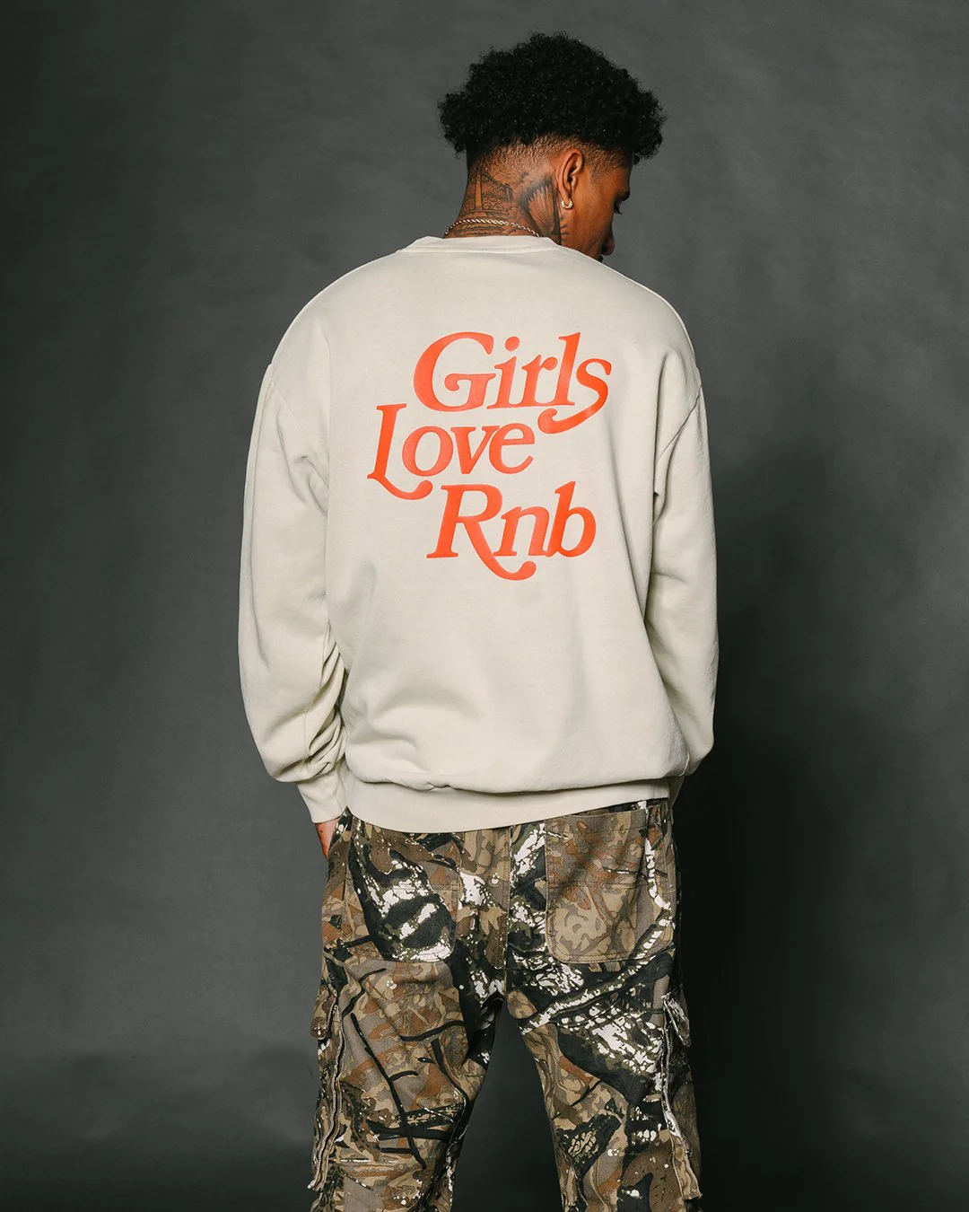 Girls Love Rnb Lunar Rock Crewneck Sweatshirt - Image 5
