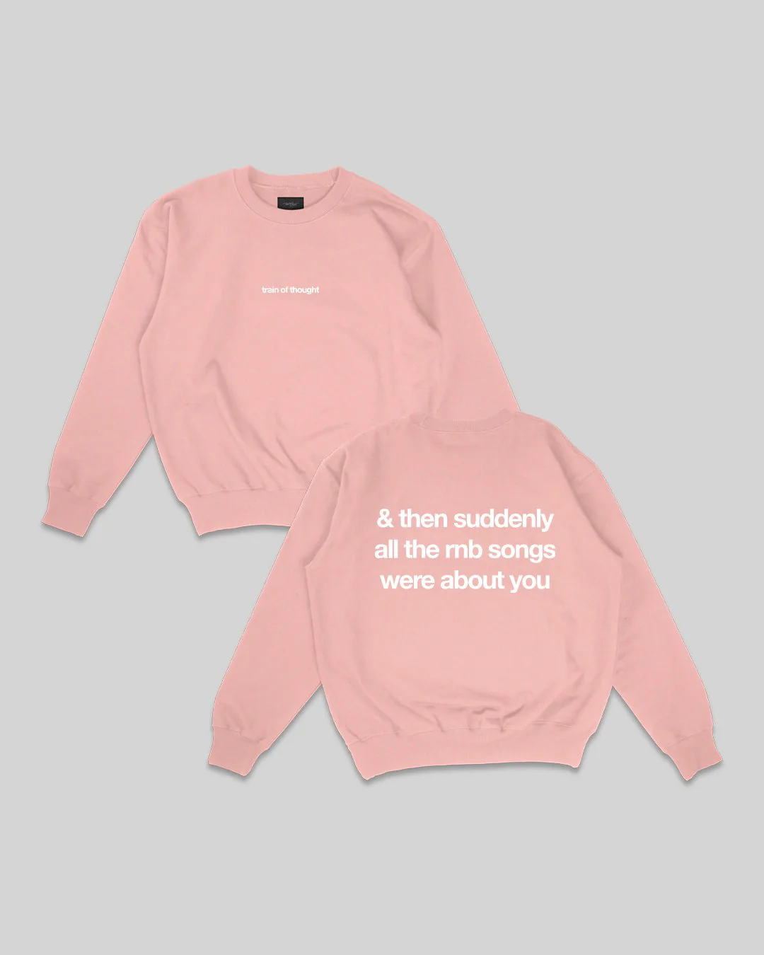Rnb Songs Salmon Crewneck Sweatshirt